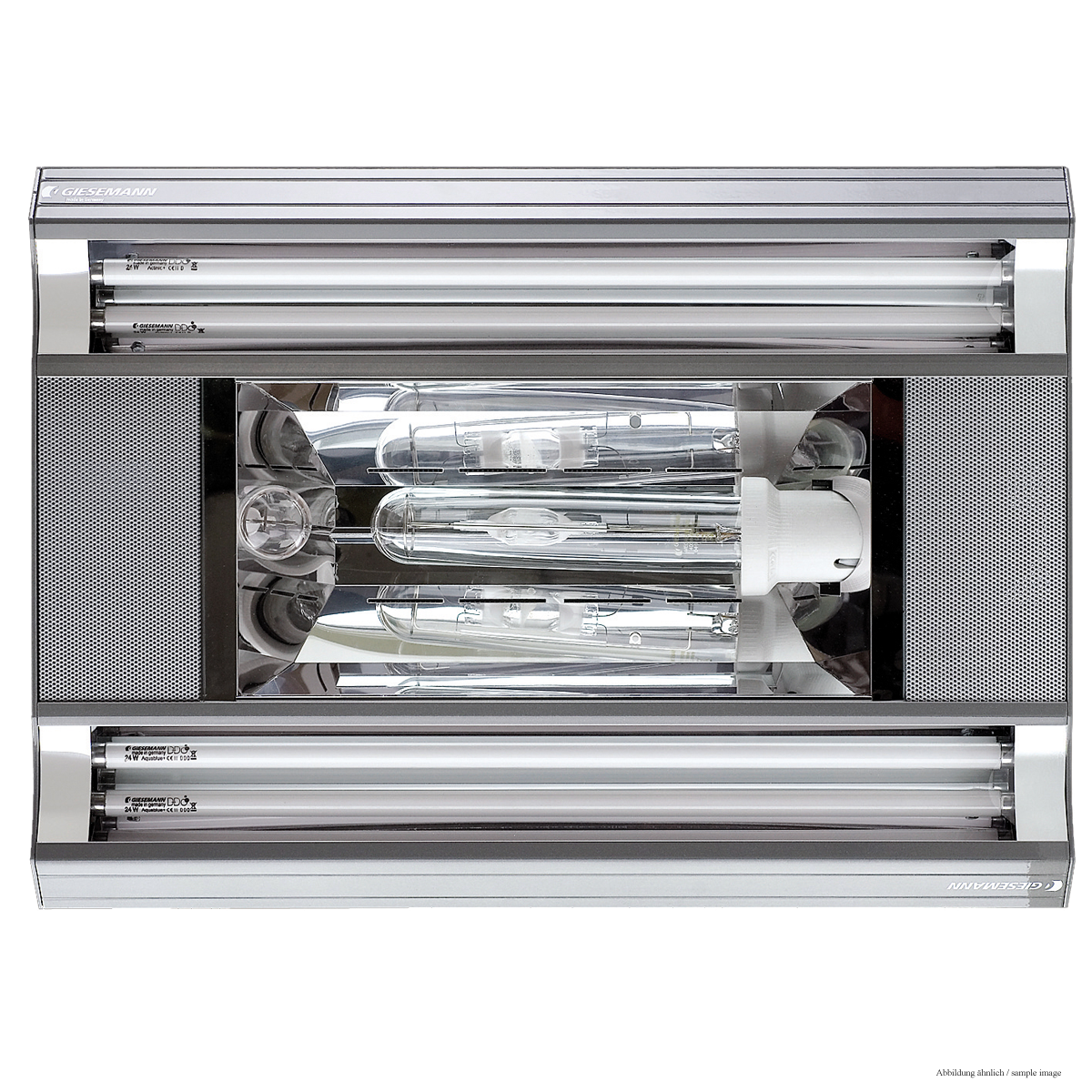 Spectra 600 mm - 1x250W/4x24 W - inkl. HQI- und T-5 Lampen - iridium